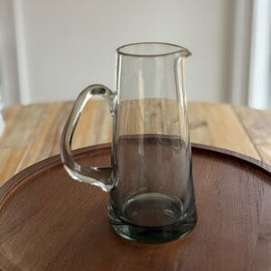 Holmegaard Copenhagen Smoke Glass Small Pitcher Vase Danish Glass